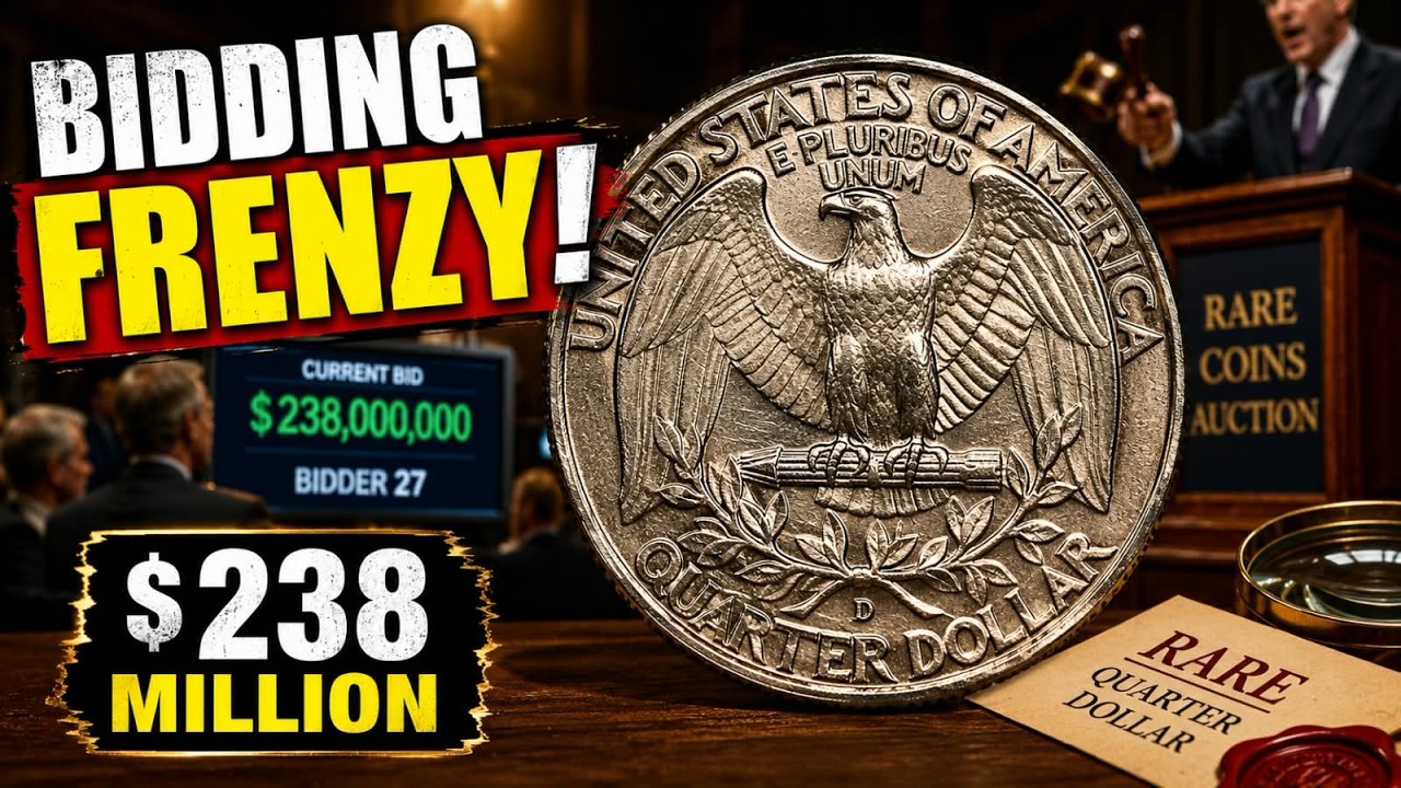 BIDDING FRENZY: Bidders Went Wild When This Quarter Dollar Coin Hit The Auction Block!