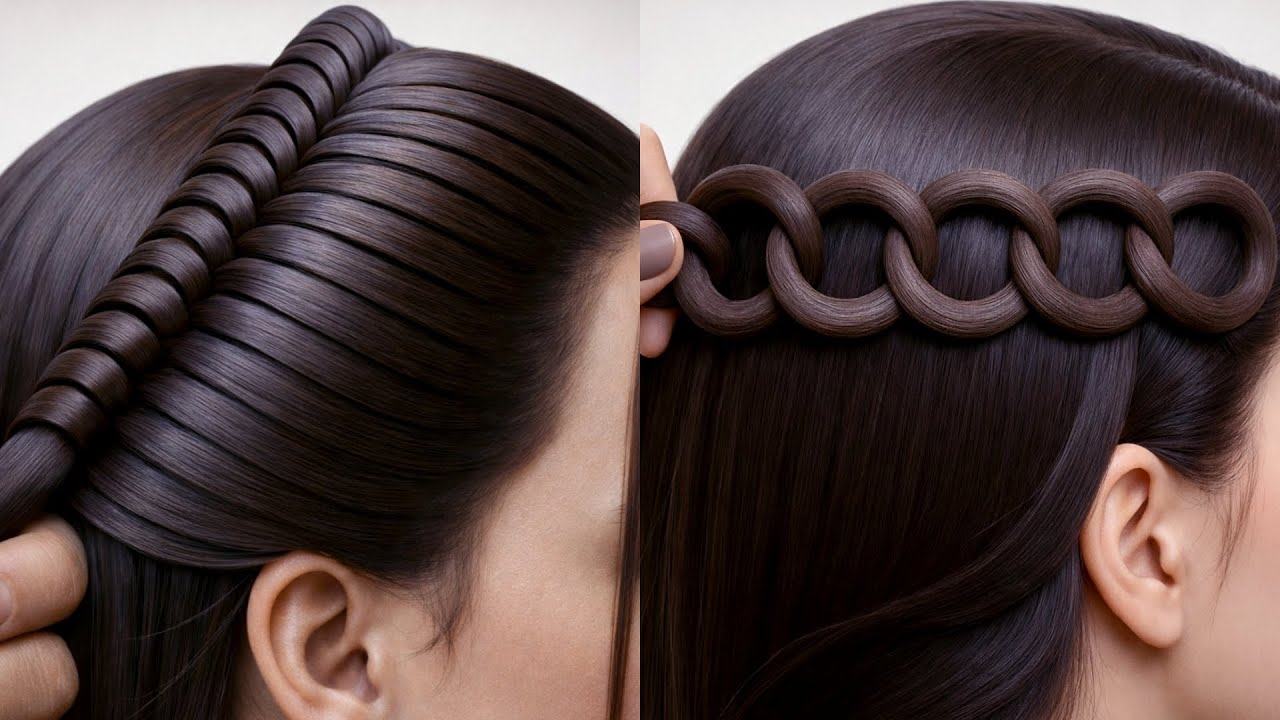 Beautiful & Simple Hairstyle Tutorial | Hairstyle For Wedding | Hair Style Girl 