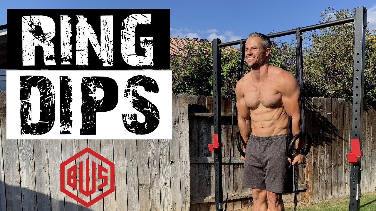 Rings training progression 2: Rings dips