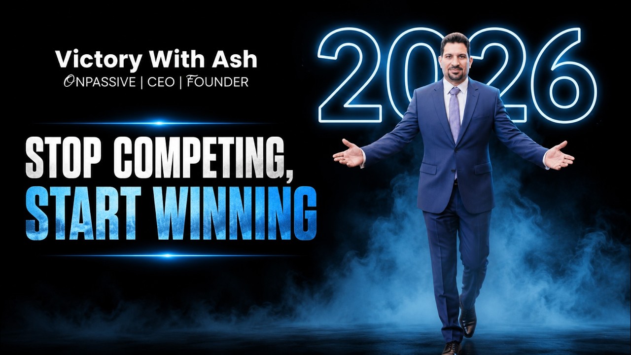 Перестаньте конкурировать, начните побеждать | Пассивный | #victorywithash #ashmufareh #onpassive