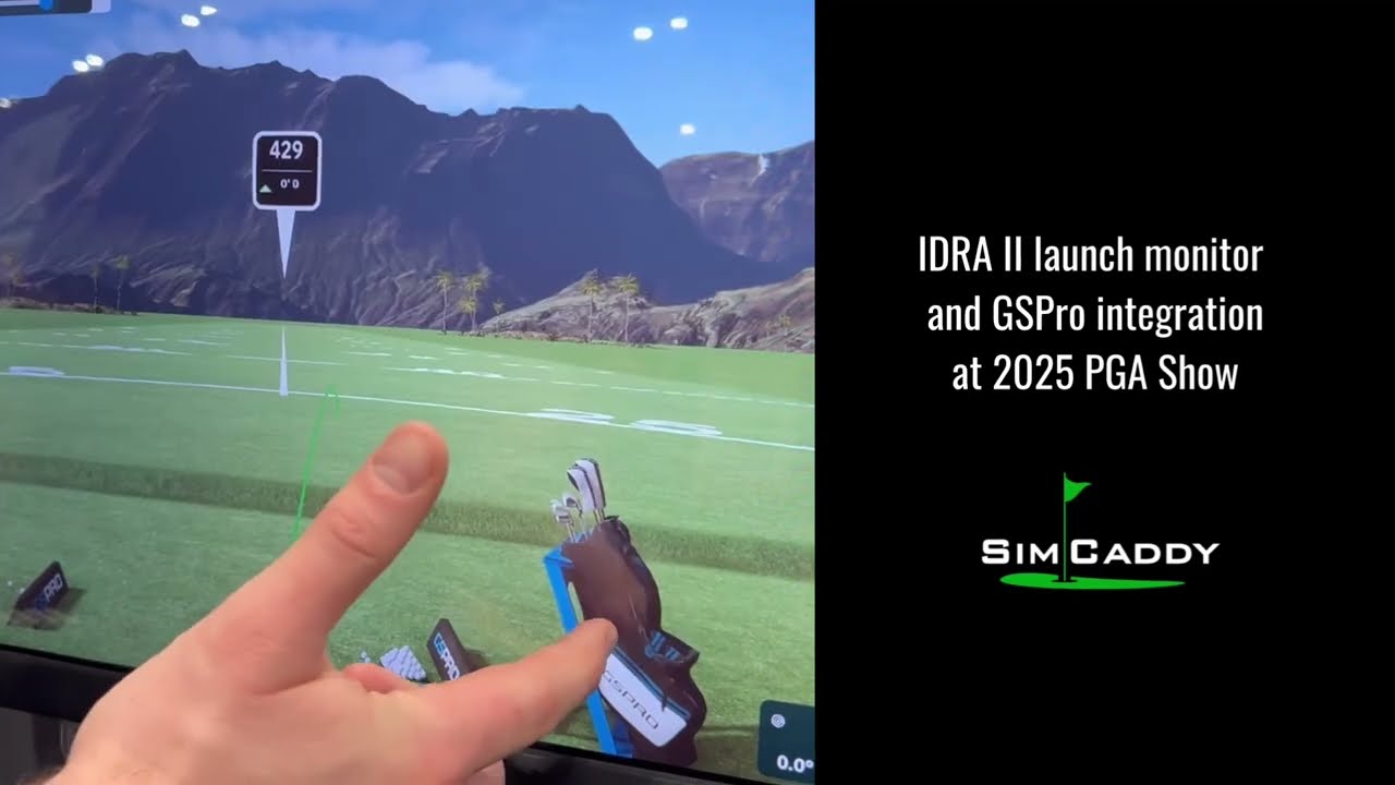 IDRA II: The First GSPro-Integrated Launch Monitor | SimCaddy’s Review from the 2025 PGA Show