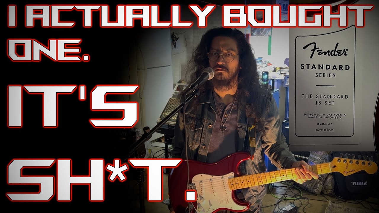 NEW Fender Indonesian Standard Stratocaster Review - It Really Is SH*T