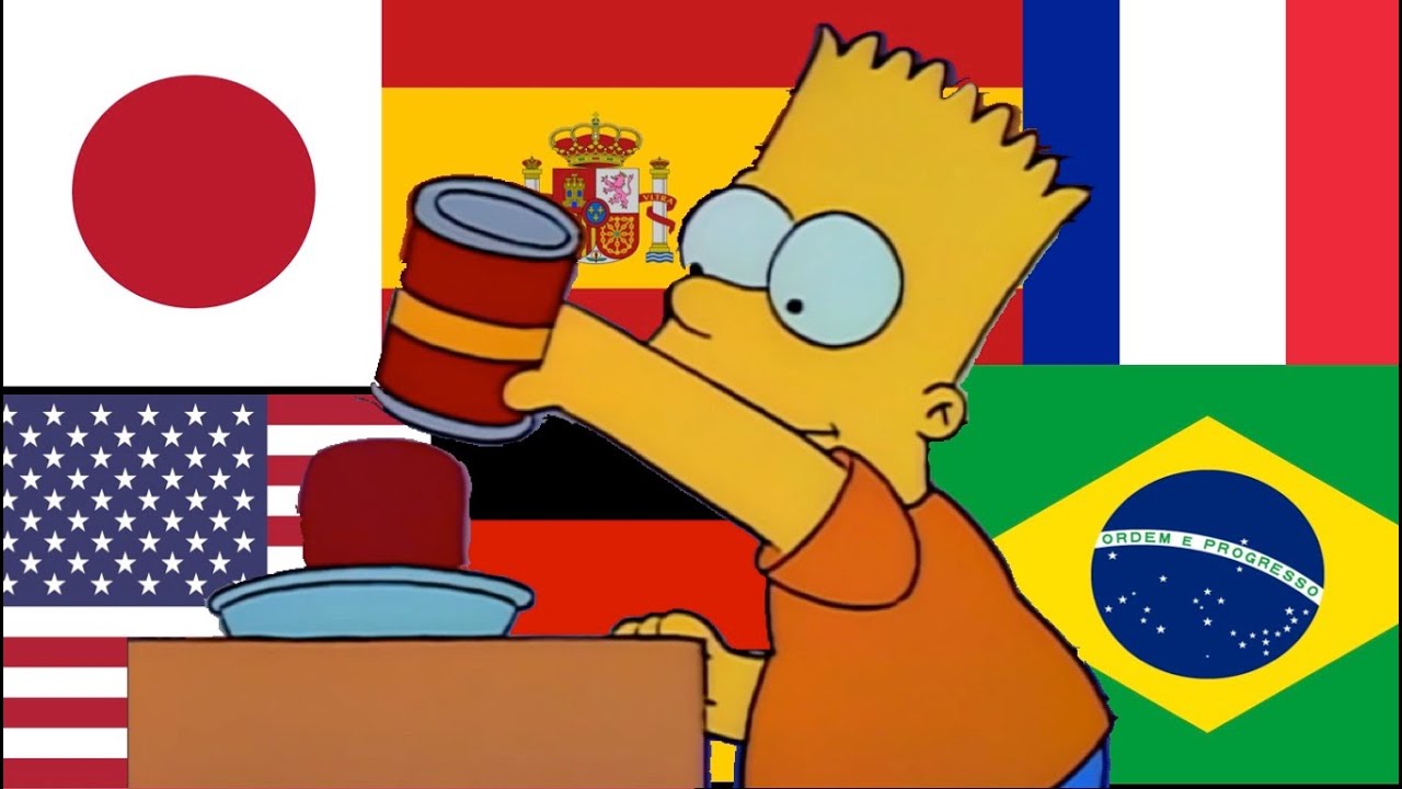 Bart's Cranberry Sauce in Different Languages