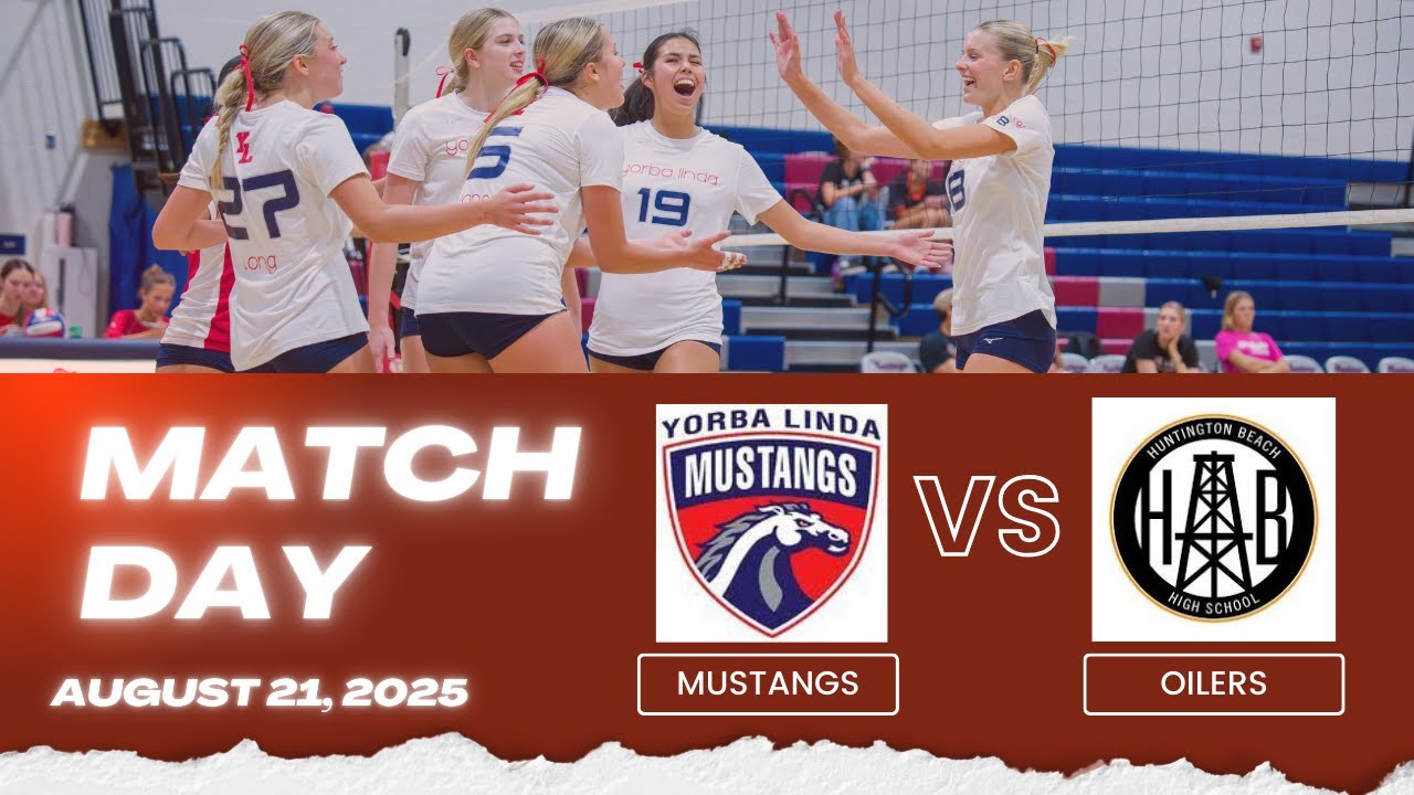 2025 Yorba Linda High School Women's Varsity Volleyball 08/21/25: YLHS vs. Huntington Beach