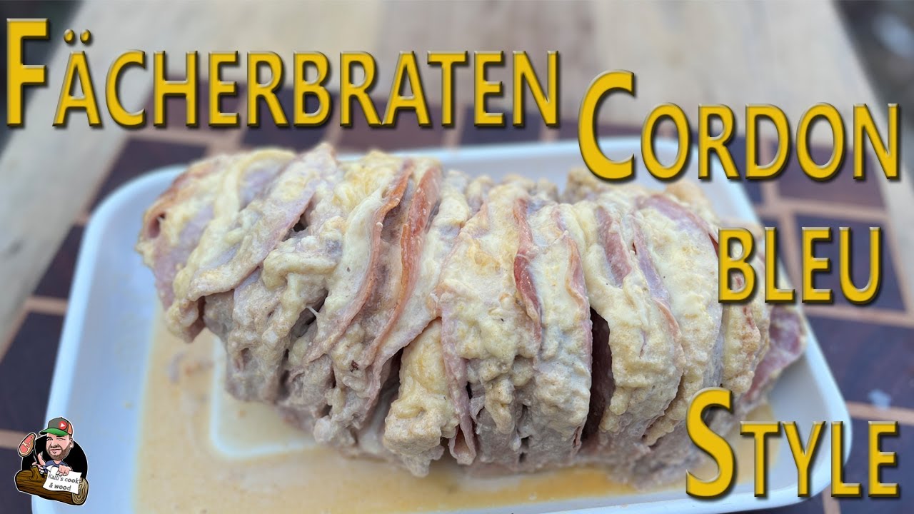 Fächerbraten Cordon bleu Style mit Sauce Hollandaise aus dem Dutch Oven //One Pot