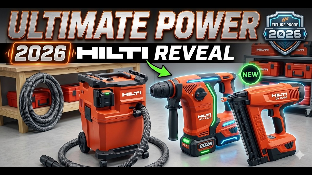 Презентация Hilti 2026 – Новая линейка электроинструментов – Inside Germany Unboxed