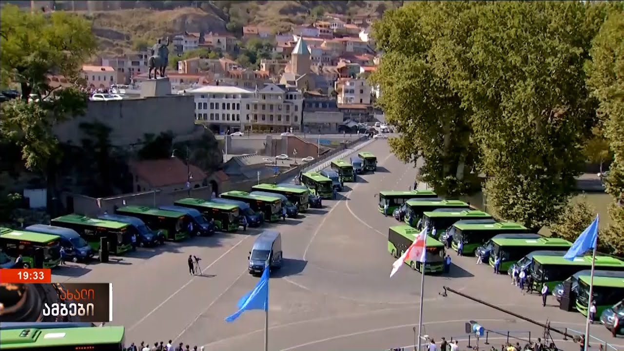 თბილისში ახალი ავტობუსები და მიკროავტობუსები იმოძრავებენ