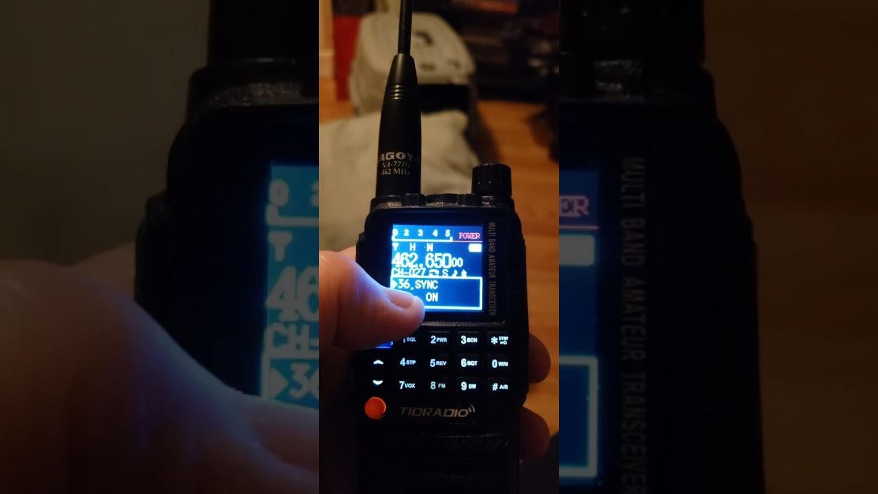 Basic Tidradio menu settings