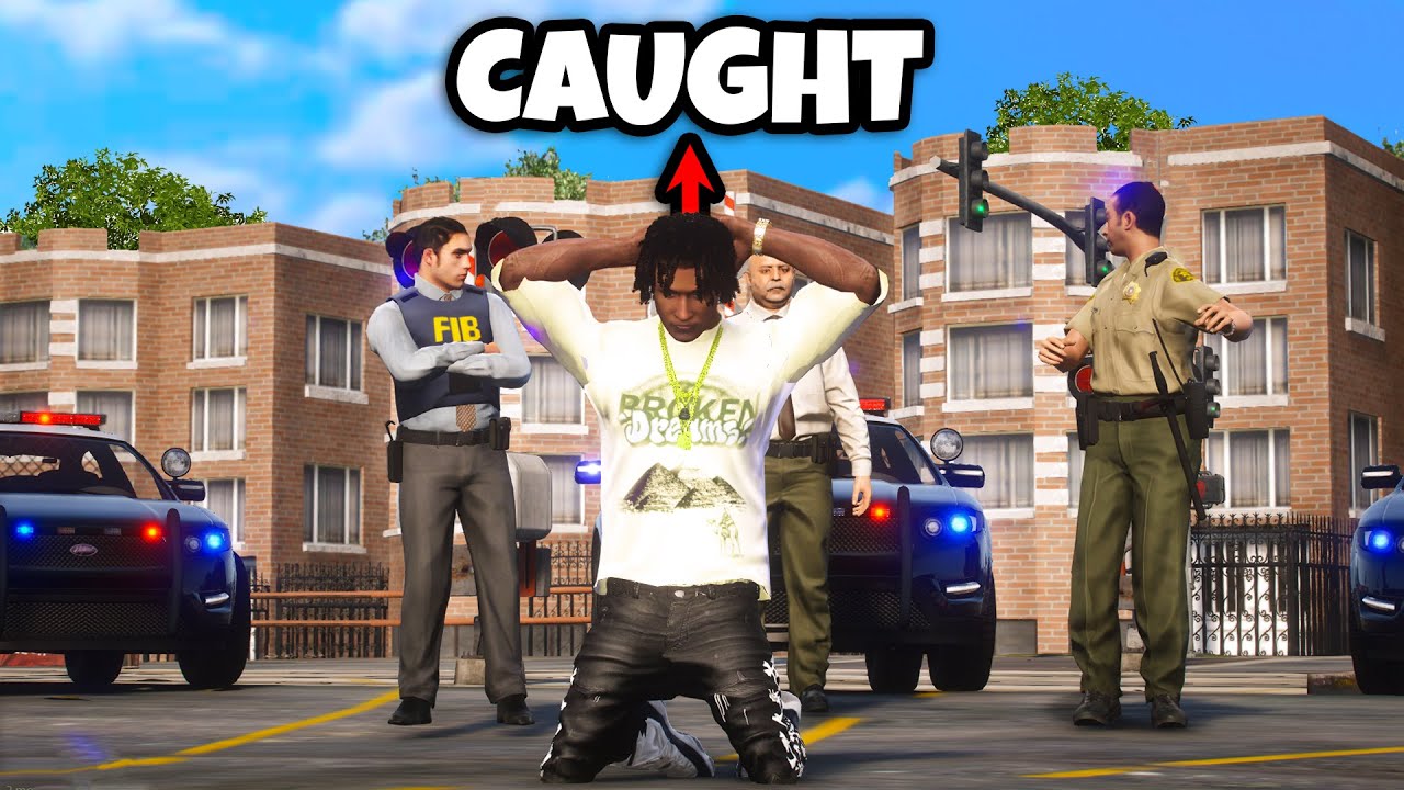 I got CAUGHT by the COPS in GTA 5 RP..