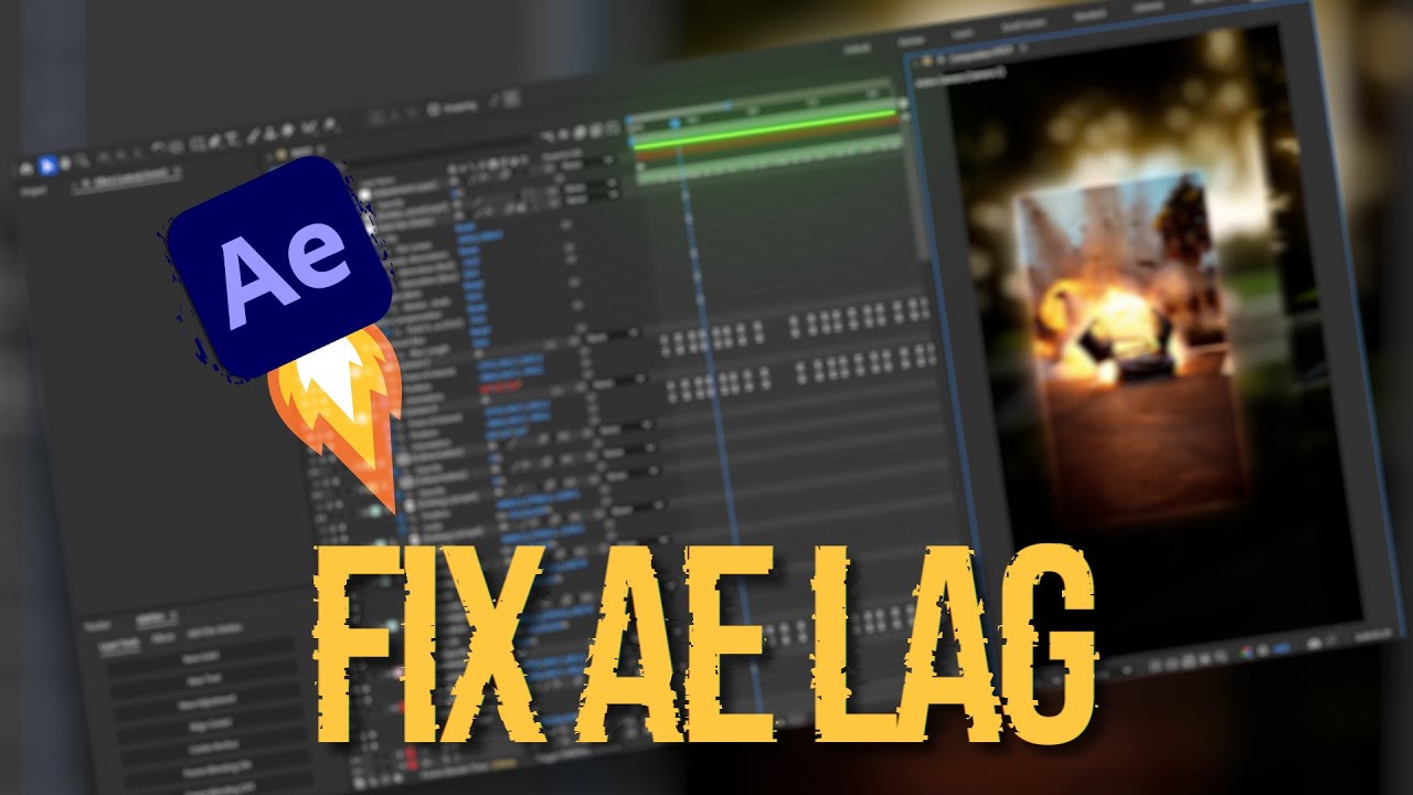 Speed Up After Effects FAST! (3 Tips for Smooth Previews)