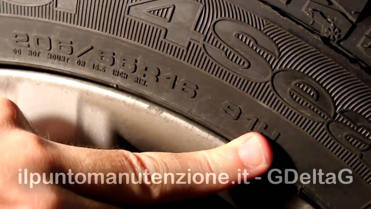 Come leggere uno pneumatico invernale / estivo