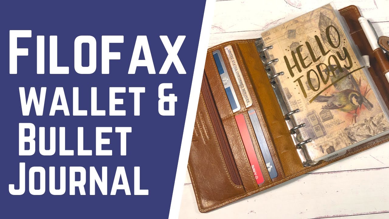 PLANNER PEACE | Filofax Wallet & Bullet Journal Flip Through
