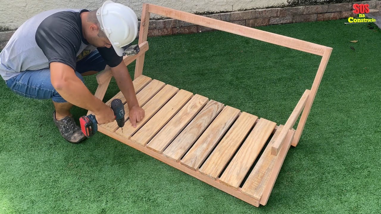 IDEIA DE GÊNIO VEJA COMO FAZER UM BALANÇO DE MADEIRA
