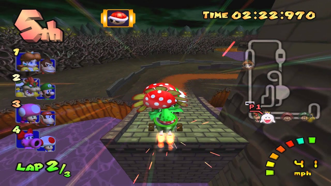 Mario Kart Double Dash - King Boo & Petey Piranha - Special Cup Mirror