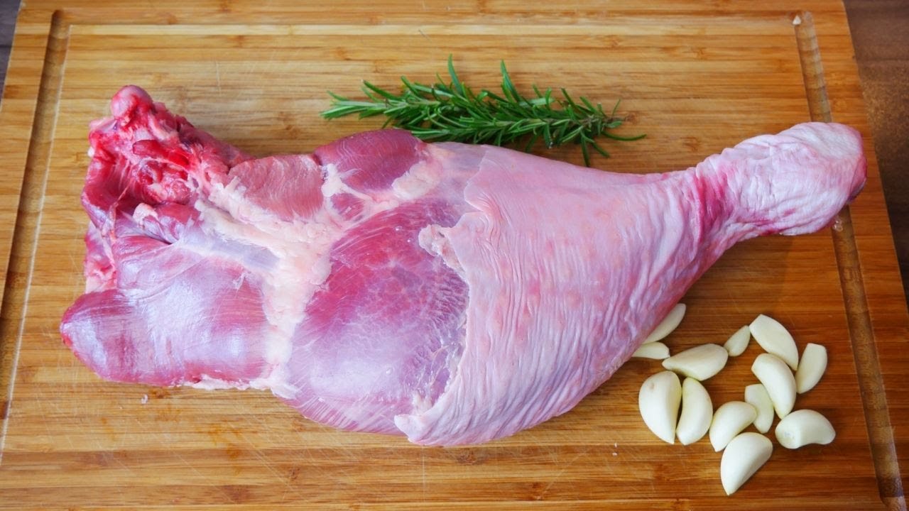 Ножка индейки XXL - сделайте этот рецепт, и он вам от души понравится