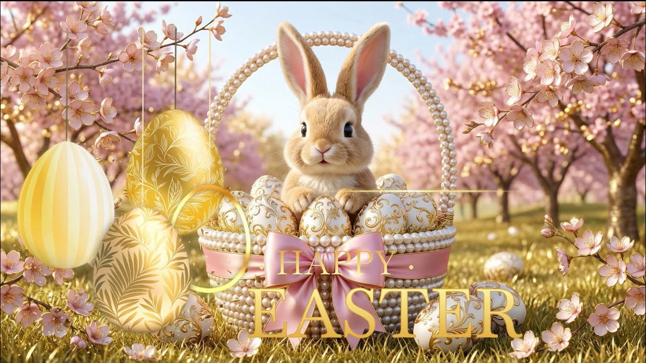 Easter morning reflection, Peaceful Instrumental Music & Spring Nature Sounds for Calm.