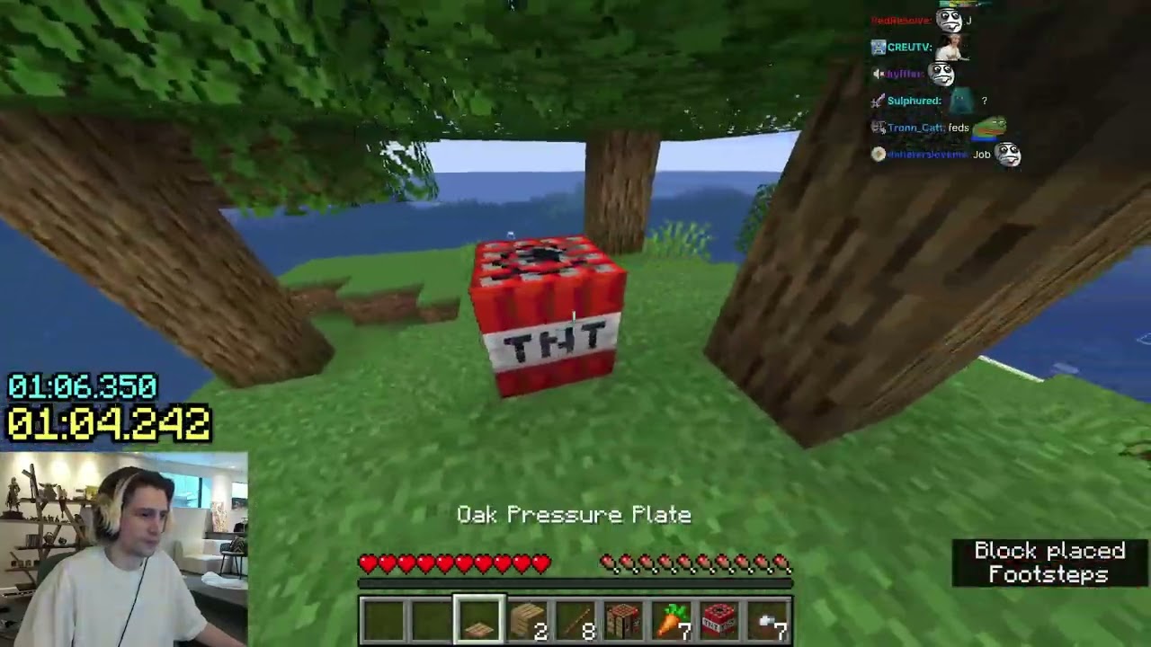 xQc Minecraft Speedruns (Full VOD #1)