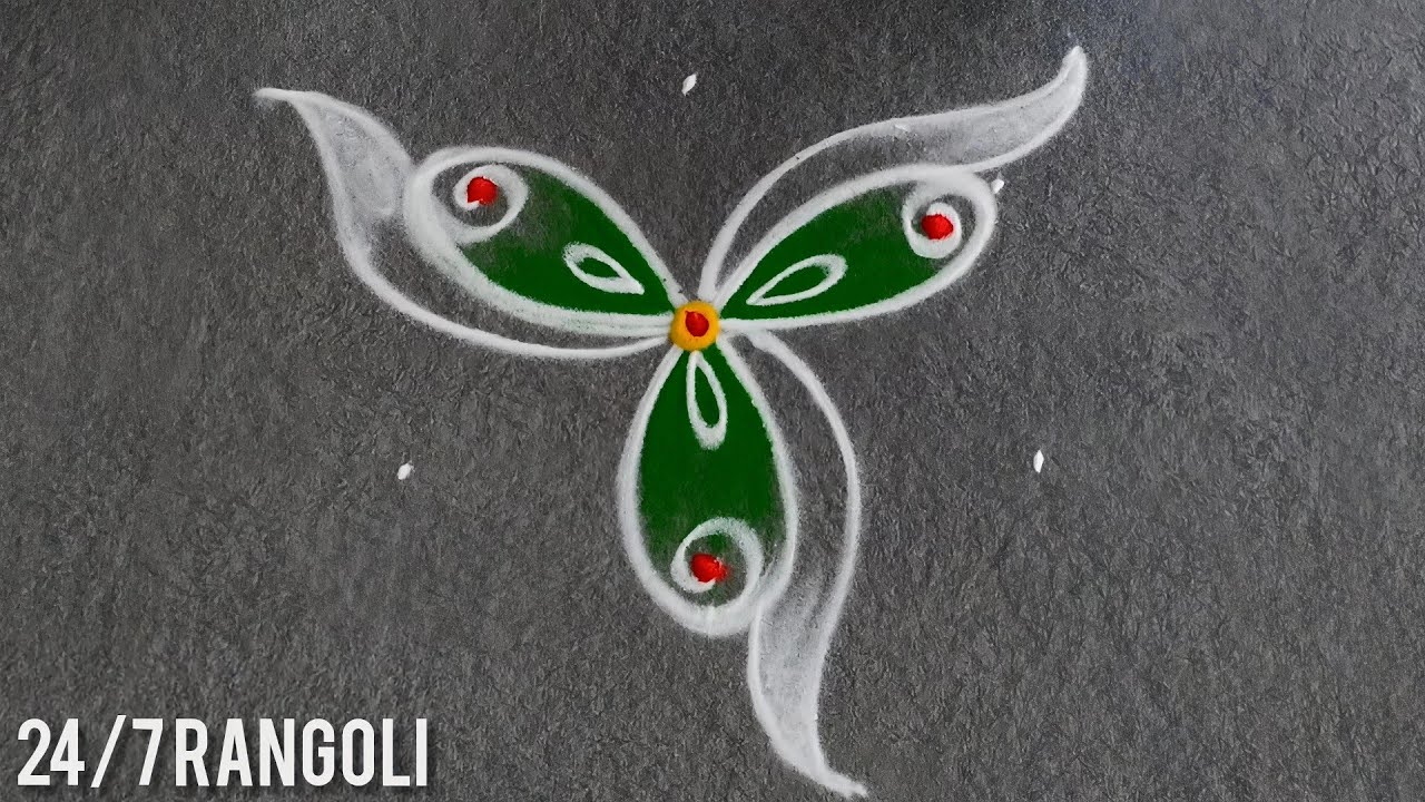 2 Easy Daily Muggulu 🌺 24/7 Rangoli 🌿 Traditional Rangoli 🌺 Latest Muggulu 🏵️ Easy Freehand Rangoli 