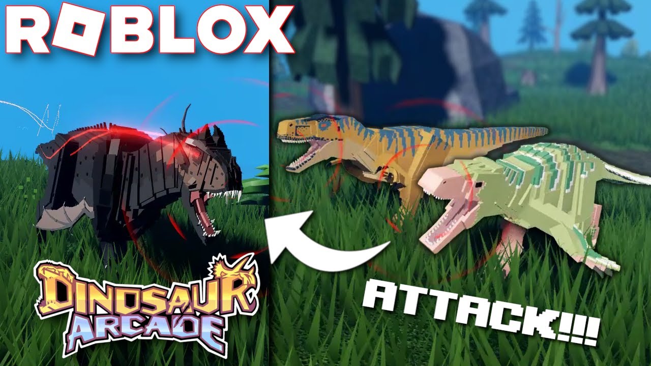 Fighting Our Enemies As A Raptor Duo! | ROBLOX Dinosaur Arcade