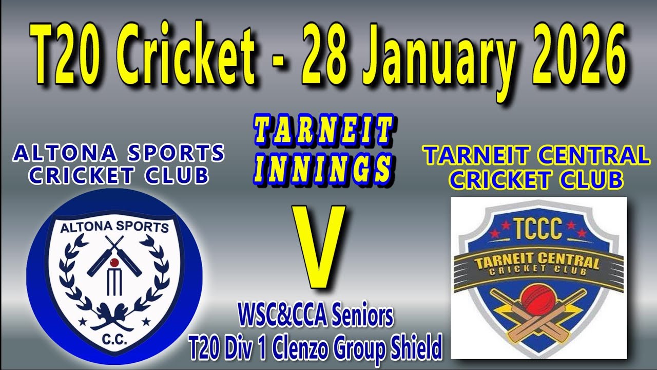 WSC&CCA Cricket - T20 Semi Final - Altona Sports v Tarneit Central on 28 Jan 2026 - Tarneit Innings