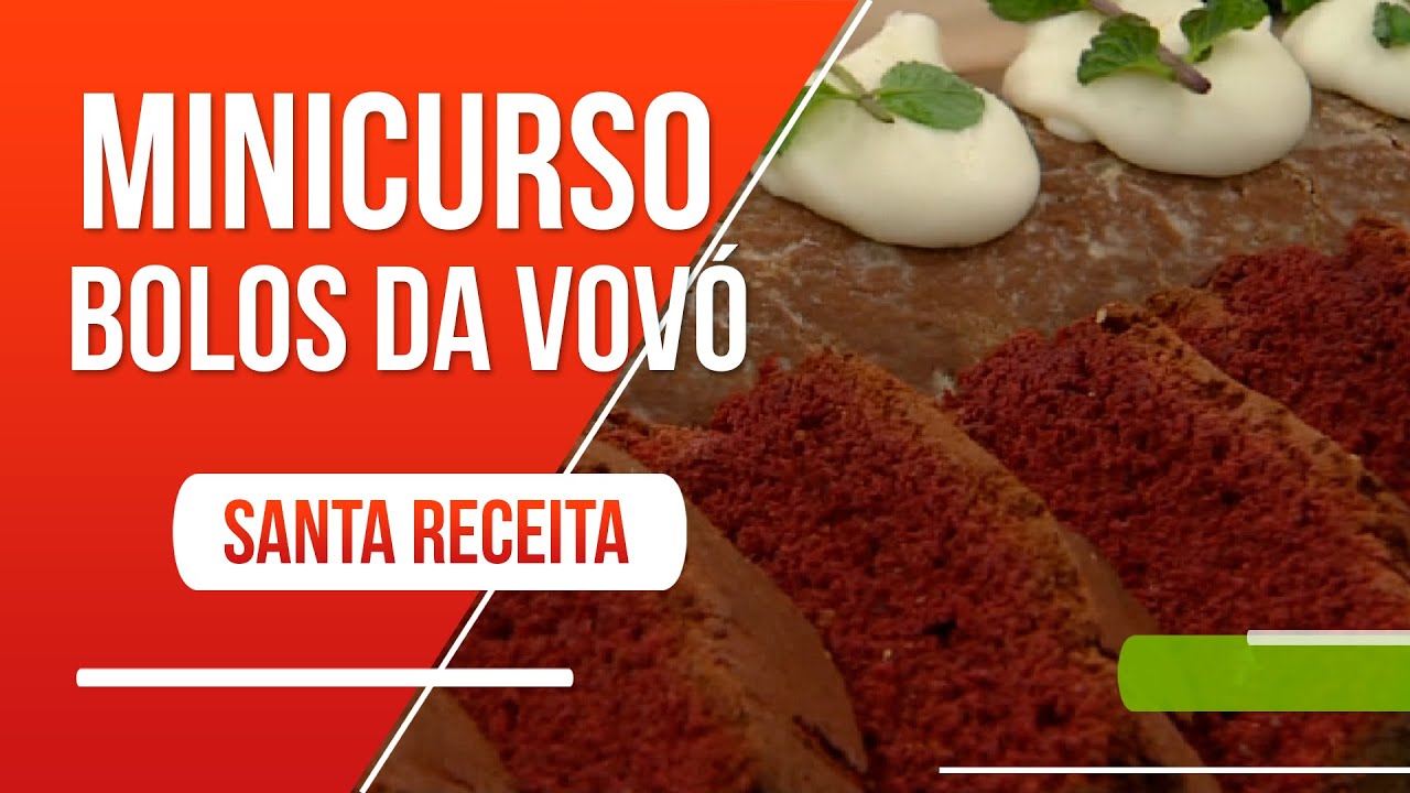 Minicurso Bolos da Vovó: Bolo Red Velvet