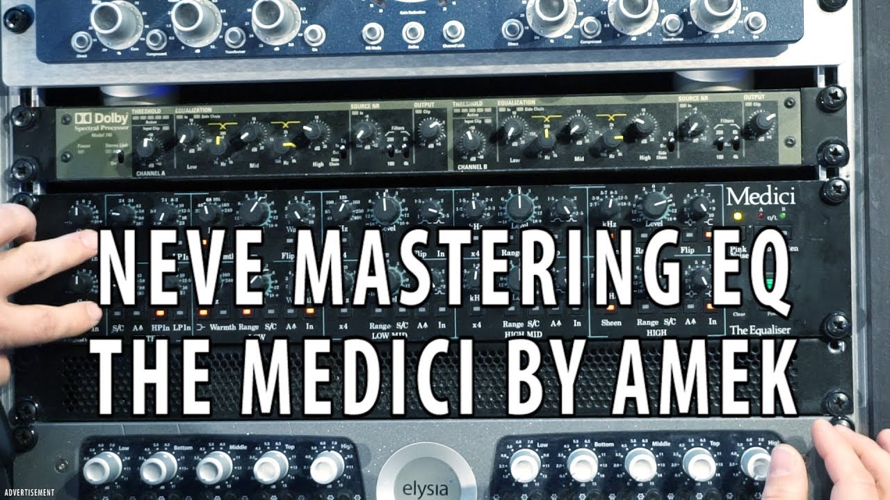 GearGier #4  The Medici Mastering EQ from Rupert Neve by AMEK