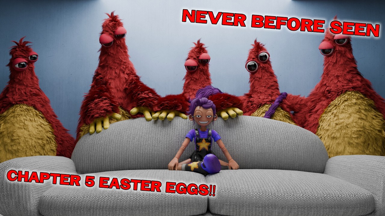 Hidden Easter Eggs In Poppy Playtime Chapter 5!