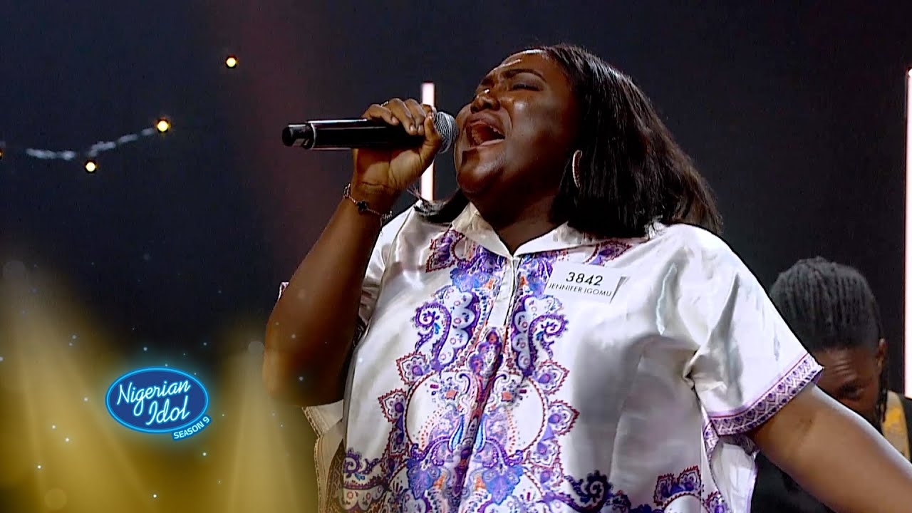 Jennifer –'I'll never love this way again'– Nigerian Idol | S9 | E5 | Theatre Week | Africa Magic