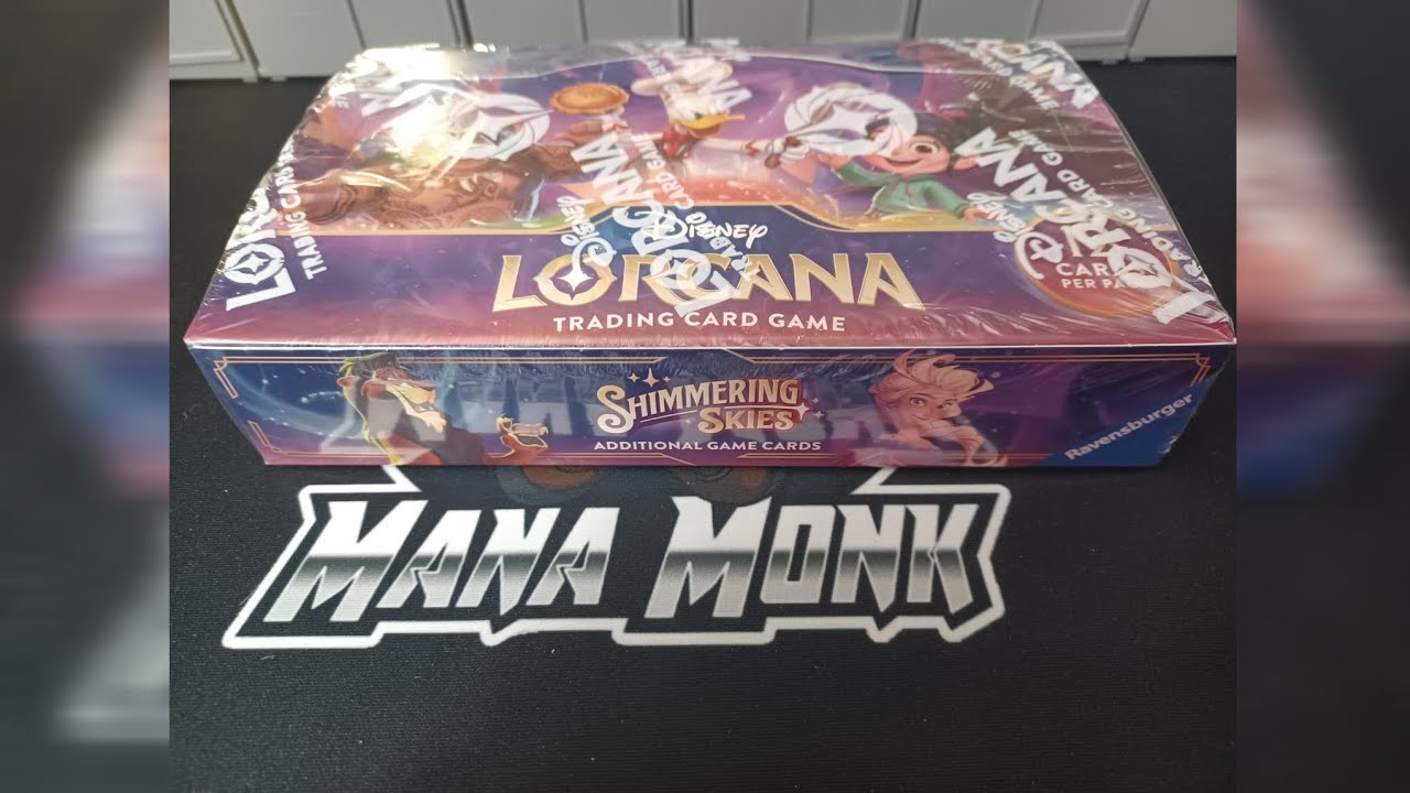 Lorcana Shimmering Skies Box Opening,  sponsored by Top Dog Cards  #lorcana #shimmeringskies