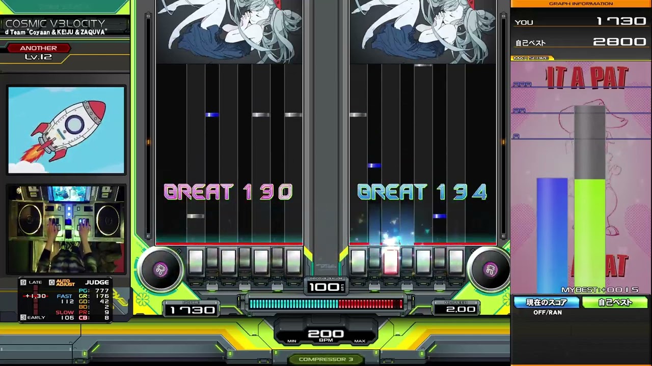 【beatmania IIDX】COSMIC V3LOCITY / BEMANI Sound Team 