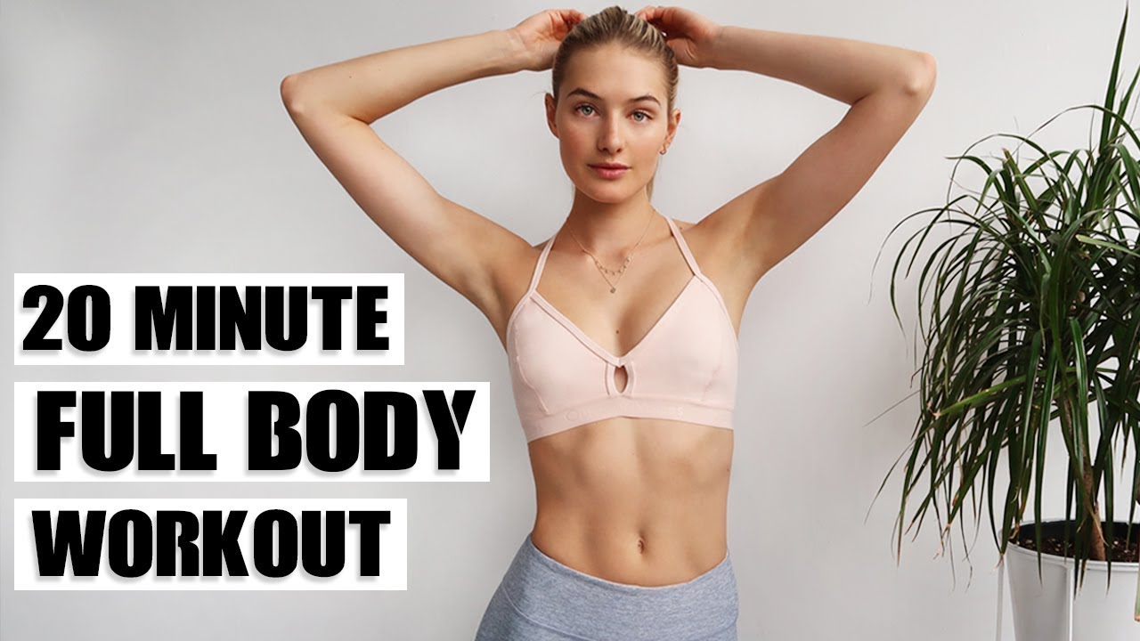 20 MIN Full Body Workout | Cardio, Strength, & Balance | Sanne Vloet