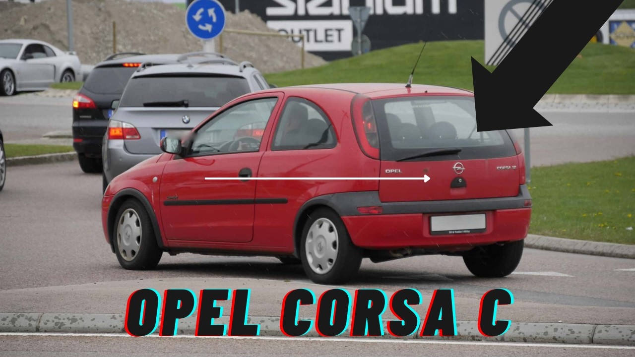 Opel Corsa C. Как отремонтировать крышку багажника?