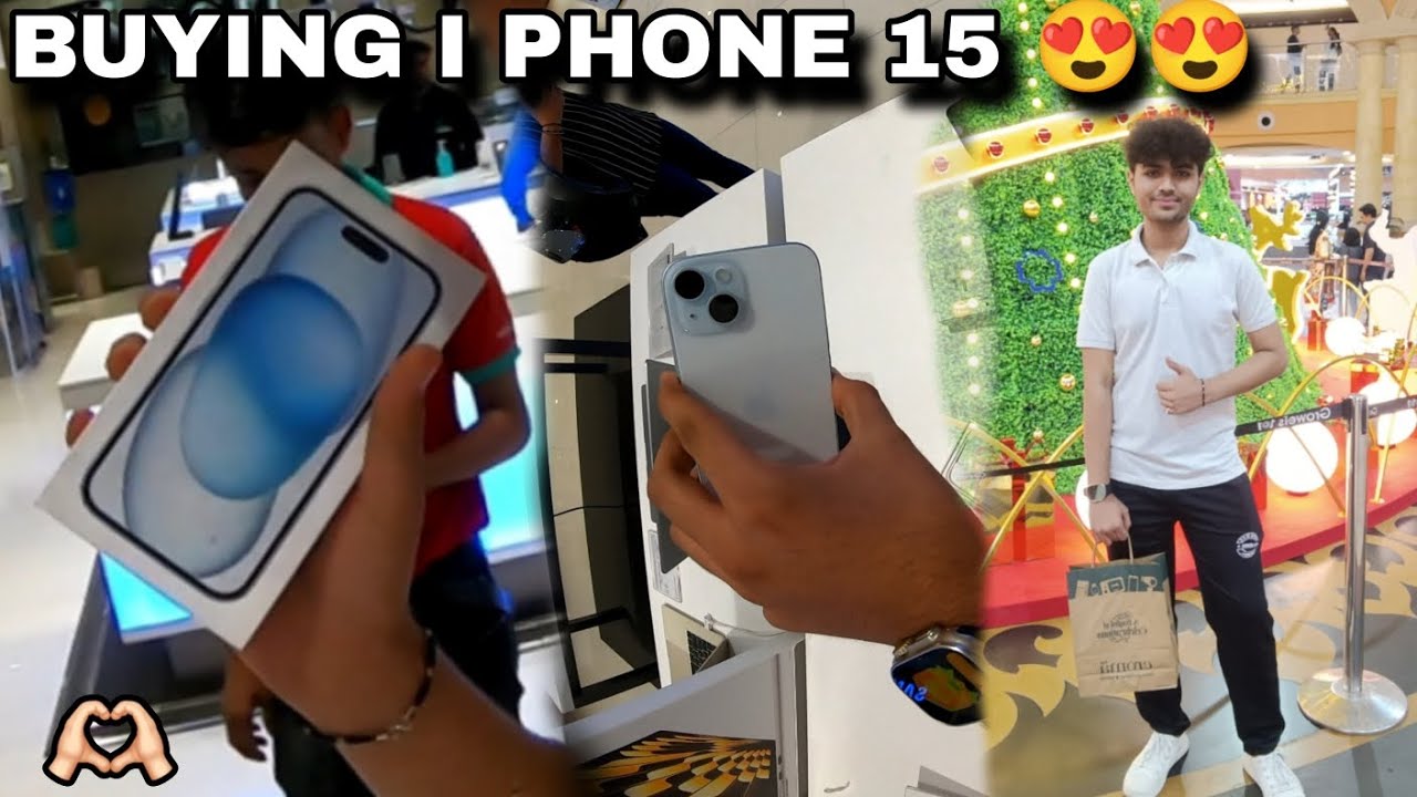 FINALLY BUYING  I PHONE 15 BLUE 😍😍🔥🔥 DREAM COME TRUE 🔥🔥🙌