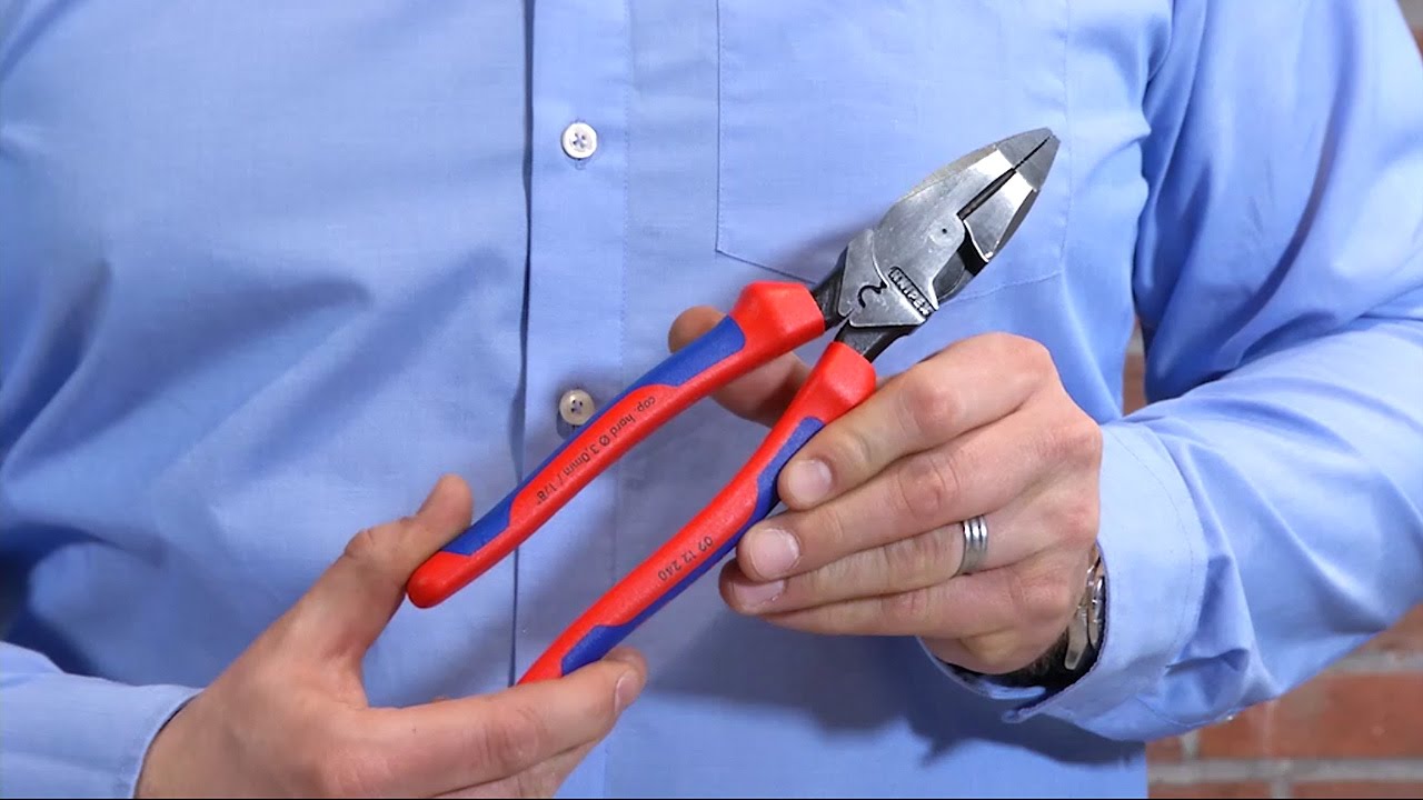Клещи линейного монтёра KNIPEX