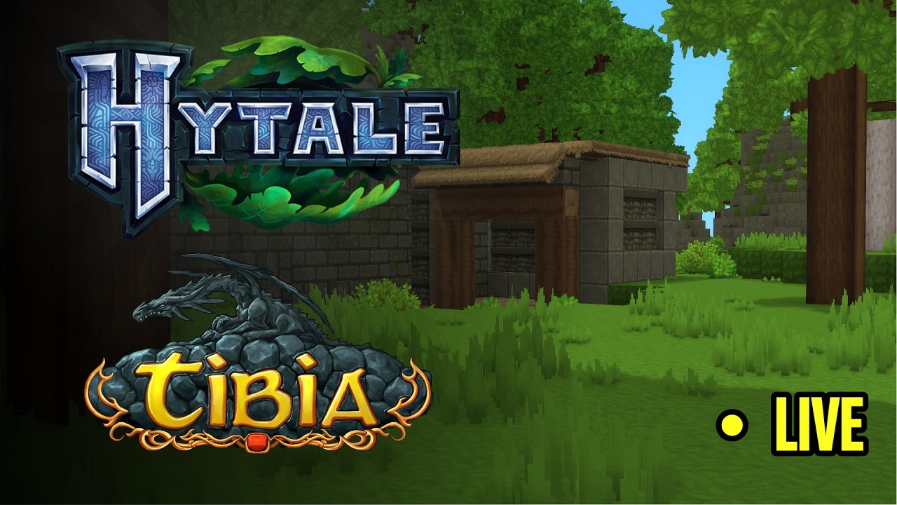 Hytale Criativo - Projeto Hytibia - Recriando Tibia no Hytale! Ep.20 - Rookgaard