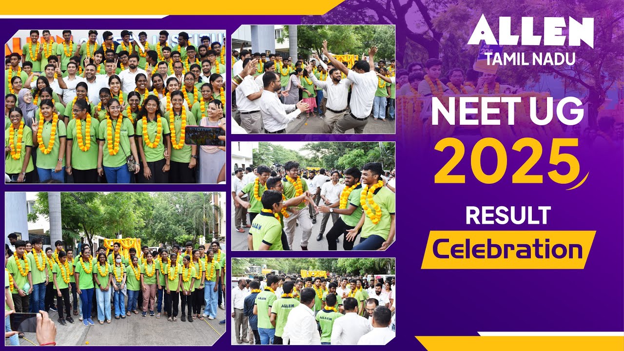 🎉 NEET(UG) 2025 Result Celebration | ALLEN Career Institute &ndash; Tamil Nadu 🎉