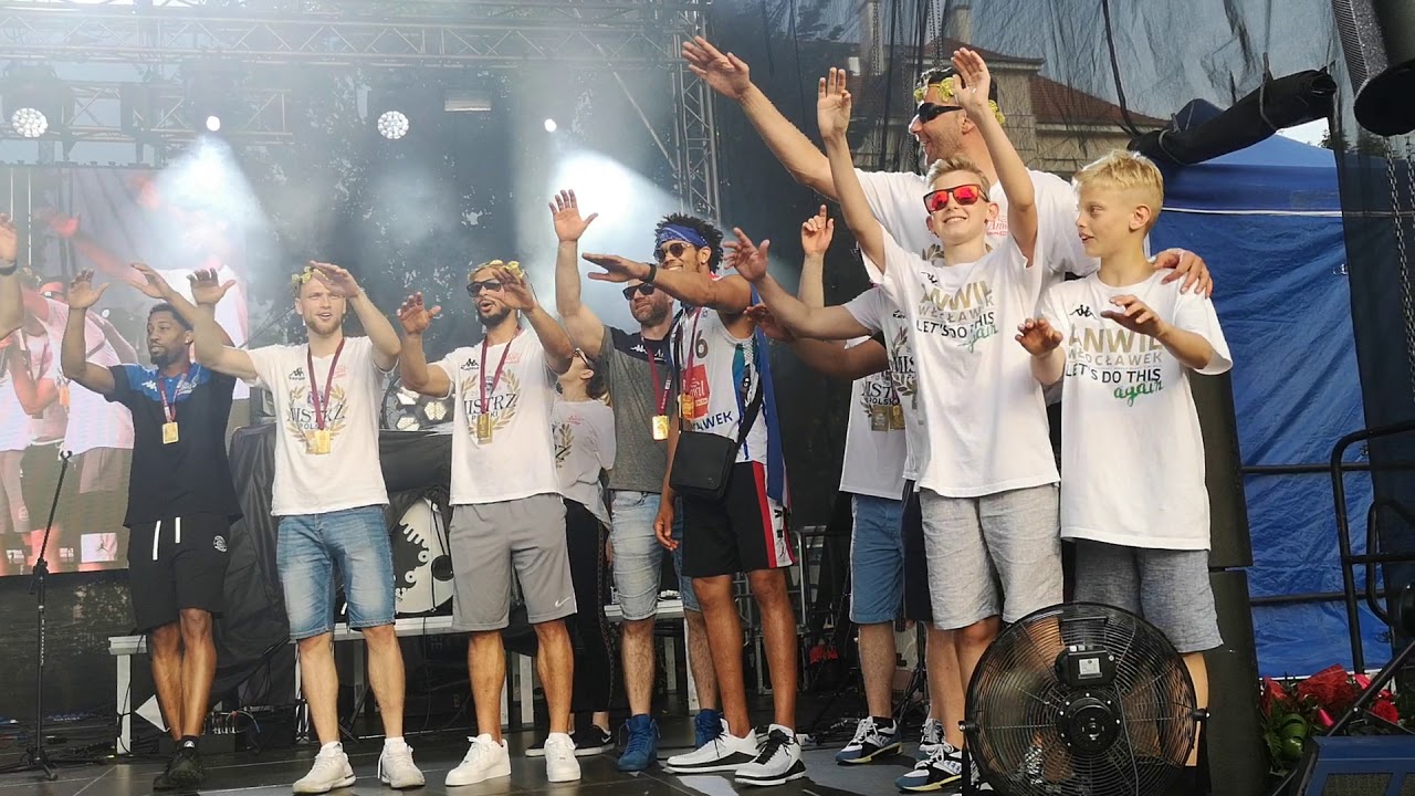 Anwil Włocławek Mistrzowie Polski 2019 na Dniach Włocławka