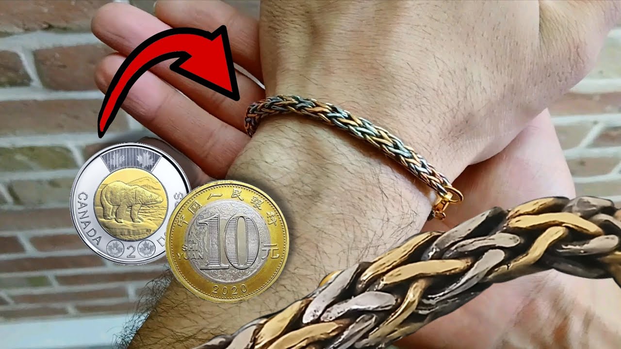 I Turned old coins into a Stunnning Bracelet !