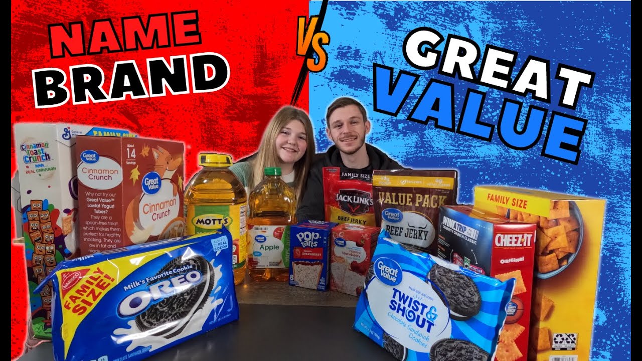 FOOD TASTE TEST: Name Brand VS Great Value