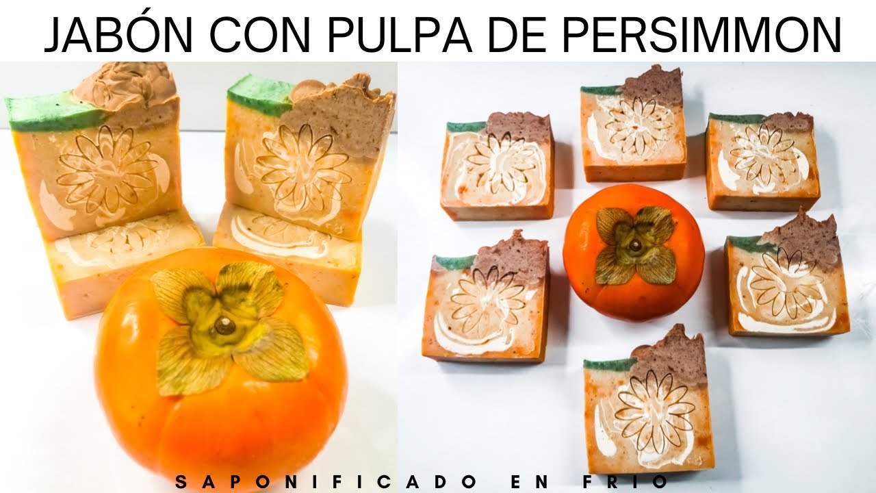 JABÓN CON PULPA DE PERSIMMON