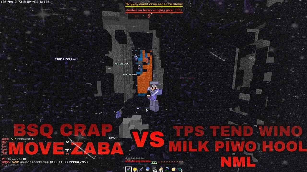 Ustawka BSQ vs TEND | Wbita BSQ CRAP MOVE ZABA VS  TPS HOOL WINO TEND NML PIWO MILK | TPS zniszczone