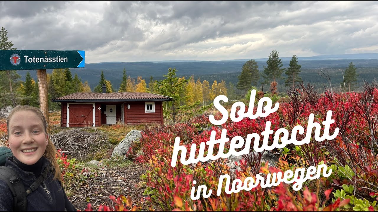 SOLO HIKE in Noorwegen & overnachten in berghut II Norway travel vlogs 2022