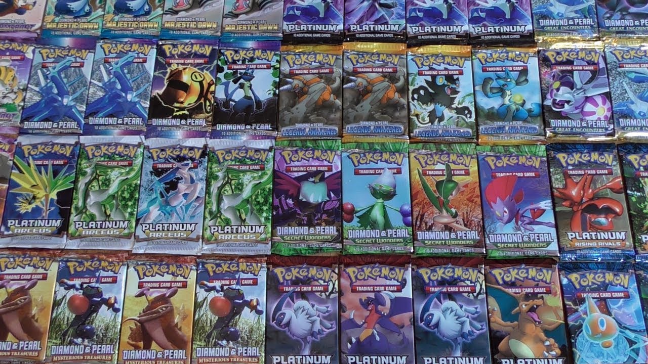HUGE Diamond and Pearl Series Booster Pack Opening