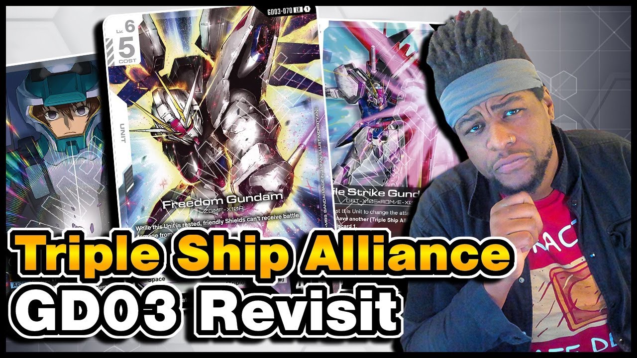 Defensive Power At It's PEAK! GD03 Revisit - Triple Ship Alliance! Gundam Card Game!