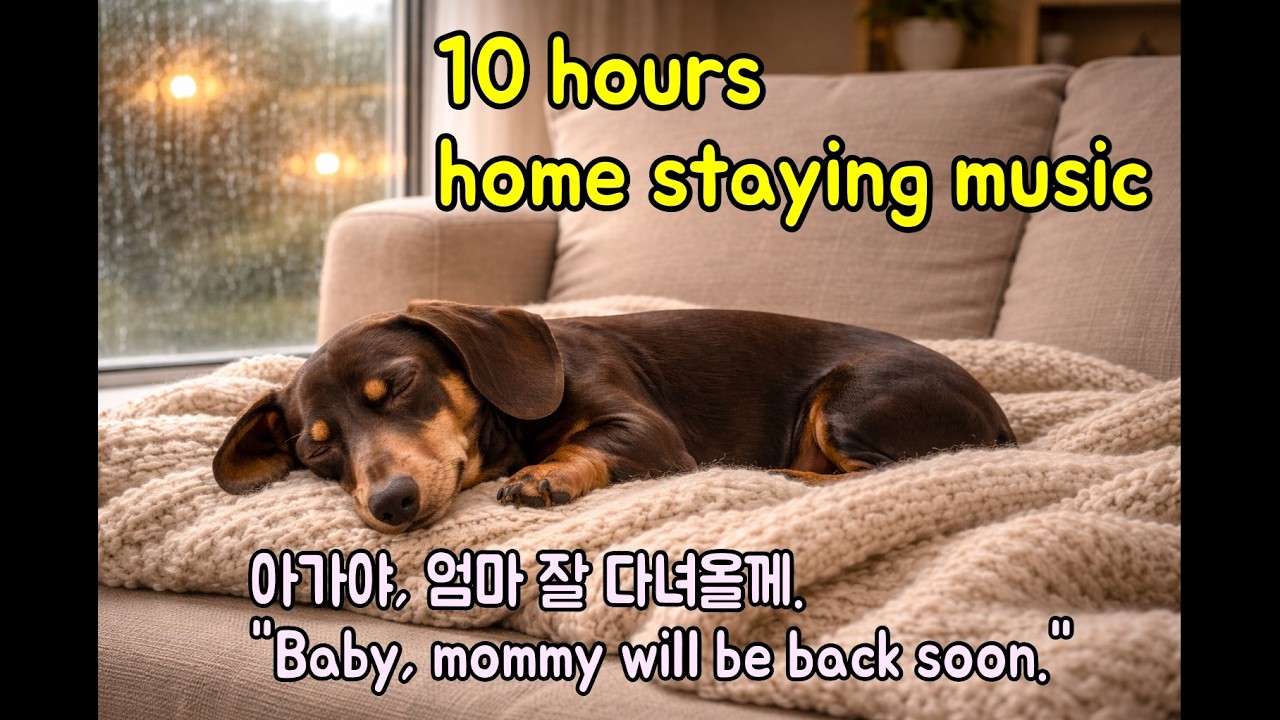 HOME STAYING FOR PUPPY 🐶Relaxing Cafe BGM for Home & Office