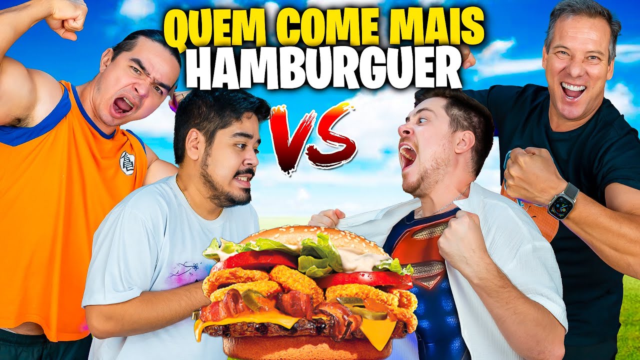 QUEM COME MAIS HAMBURGUER EM DUPLA VENCE| Blog das irmãs