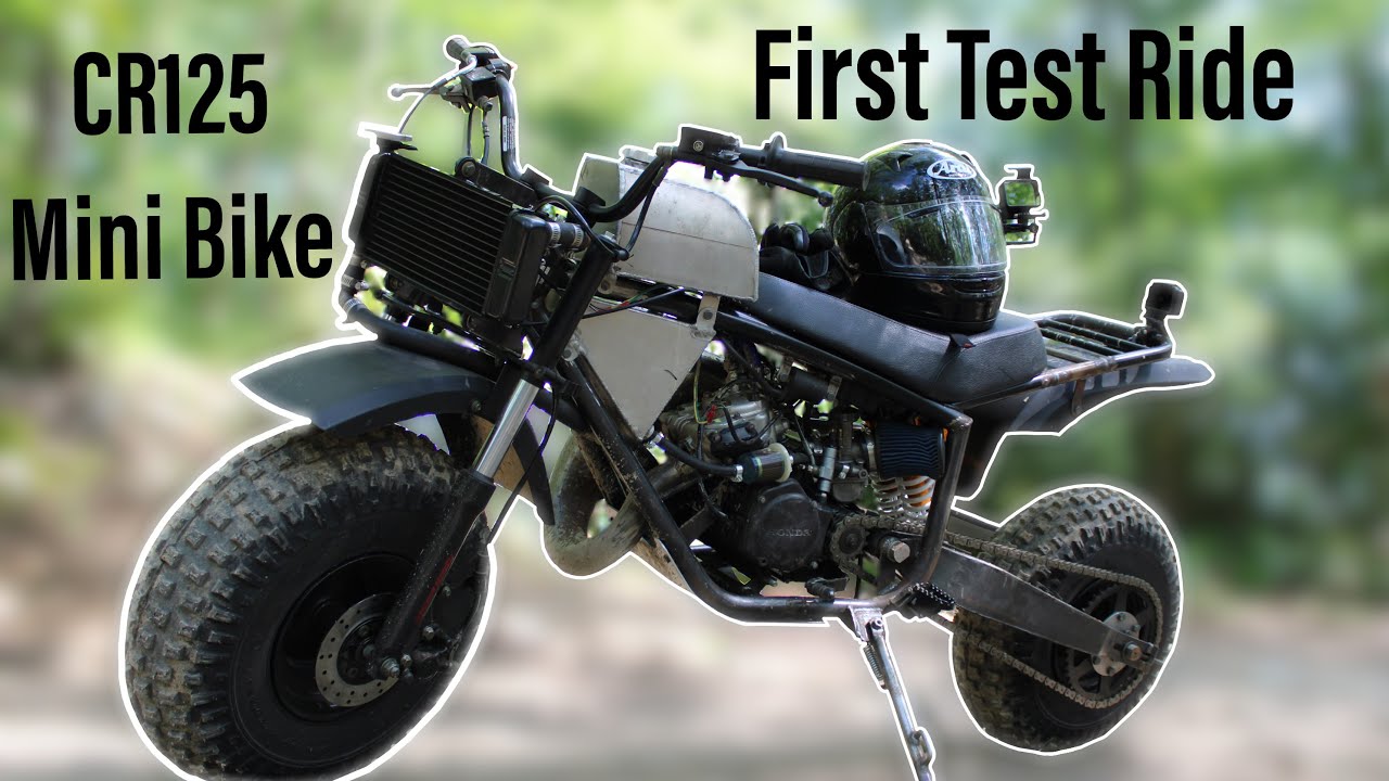 CR125 Mini Bike Off Roading Test