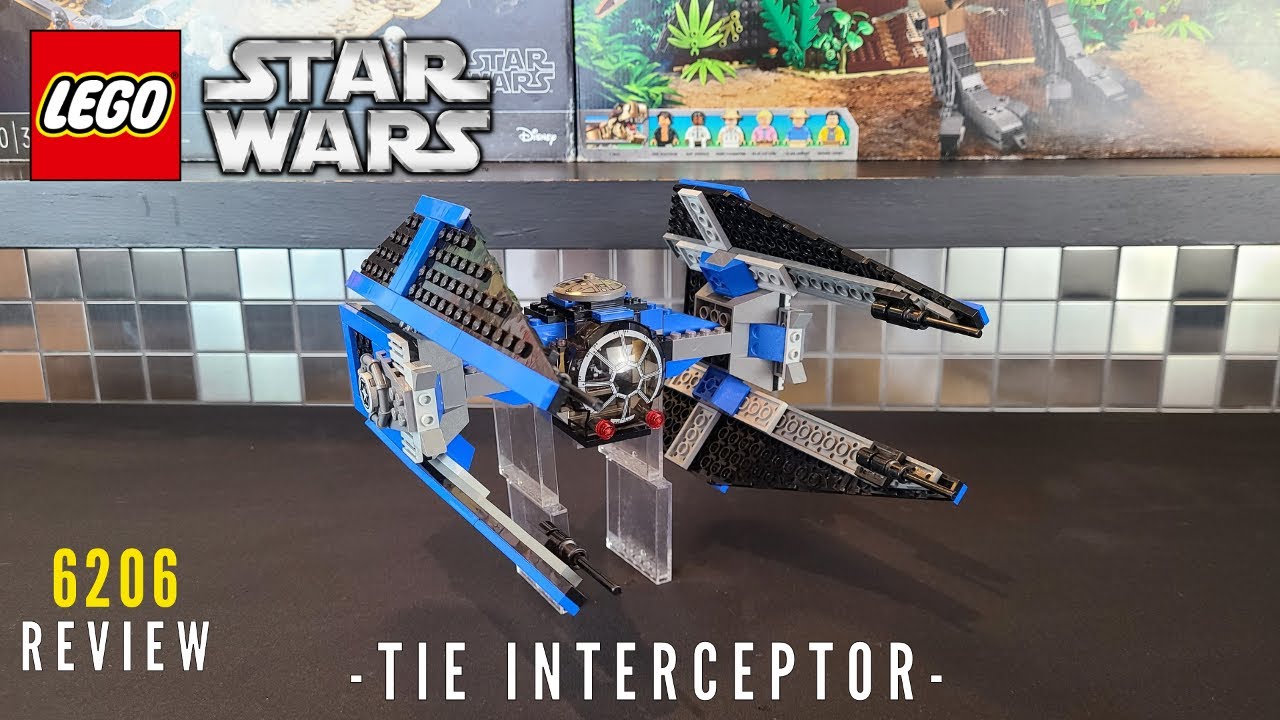 LEGO Star Wars Tie Interceptor 6206 Review! The Only Original Trilogy Minifigure Scale Interceptor..