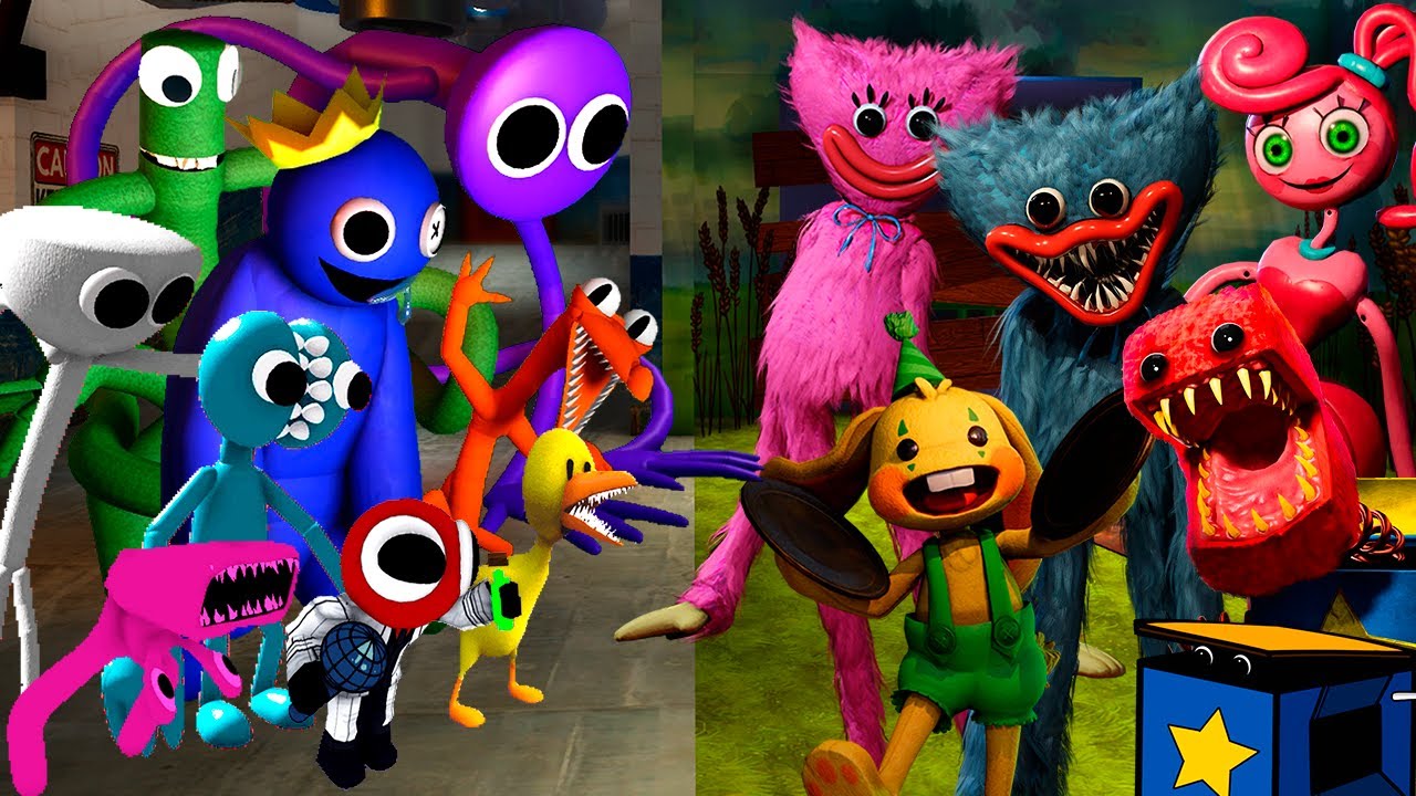 Different Rainbow Friends VS All Project Playtime | Friday Night Funkin Mod Roblox x Poppy Playtime