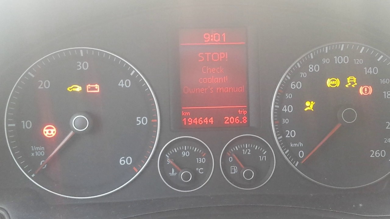 VW Golf V 2.0 TDI Cold Start -18.5